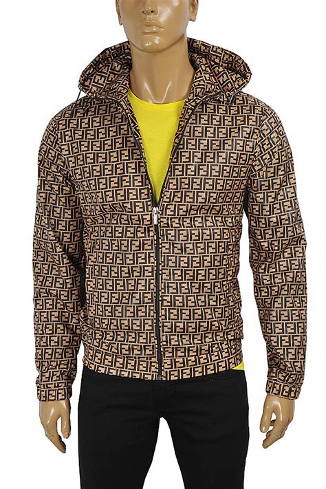 fendi hooded mens jackets|Fendi men's tracksuit.